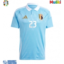 Belgija Arthur Vermeeren #23 Gostujuci Dres EP 2024 Kratak Rukav